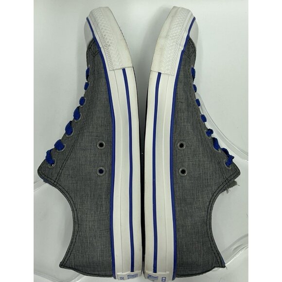 Converse Chuck Taylor All Star OX Mens Sz 9 Grey Shoes Sneakers Streetwear *EUC - Picture 6 of 9